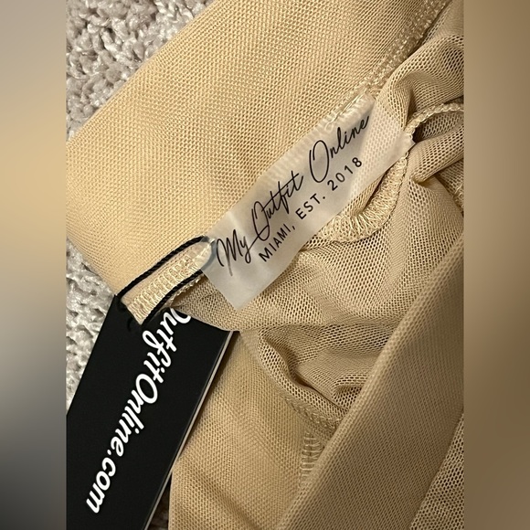 Mesh Tan leggings - Picture 2 of 2